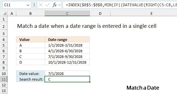 Match a Date